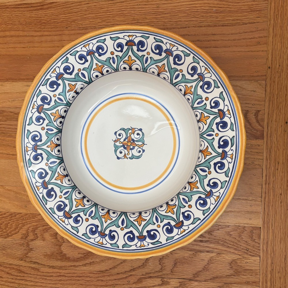 Williams-Sonoma Savona Large Serving Bowl 14" Pasta Salad‎ Portugal Excellent